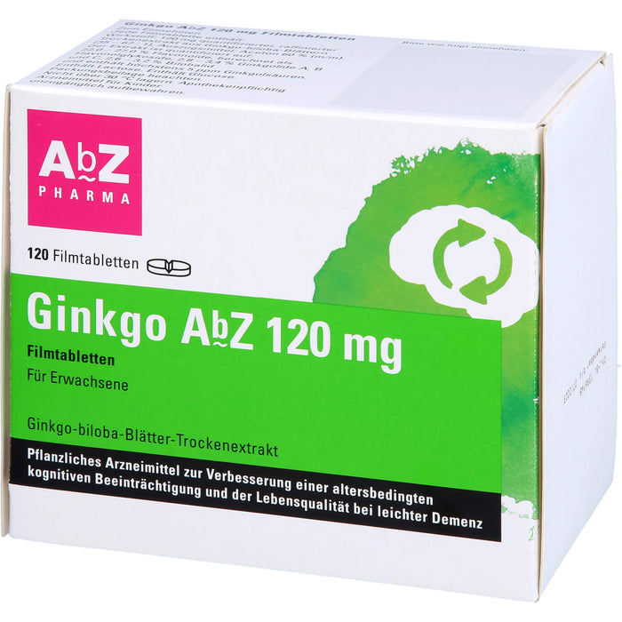 Ginkgo AbZ 120 mg Filmtabletten, 120 St FTA