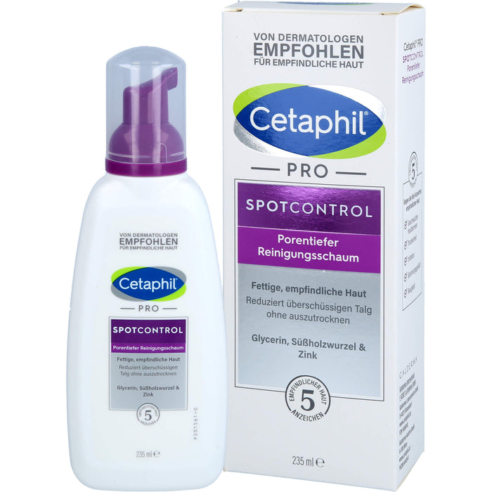 Cetaphil Pro SpotControl porentiefer Reinigungsschaum, 235 ml Foam