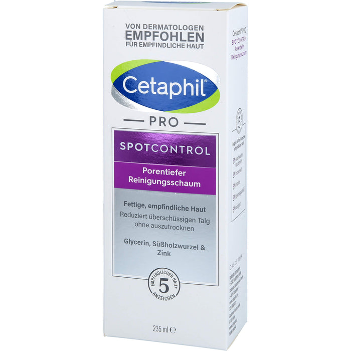 Cetaphil Pro SpotControl porentiefer Reinigungsschaum, 235 ml Schaum