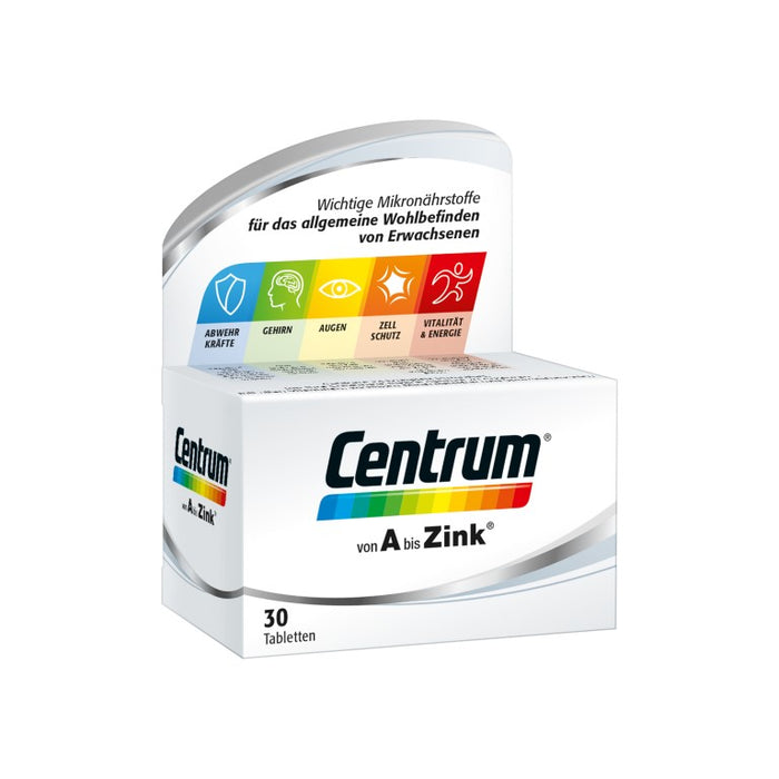 Centrum von A bis Zink Tabletten, 30 St. Tabletten