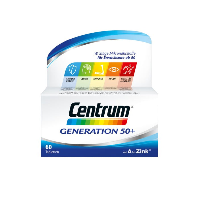 Centrum Generation 50+ Tabletten, 60 pcs. Tablets