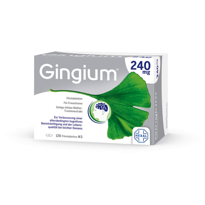 Gingium 240 mg Filmtabletten, 120 St. Tabletten