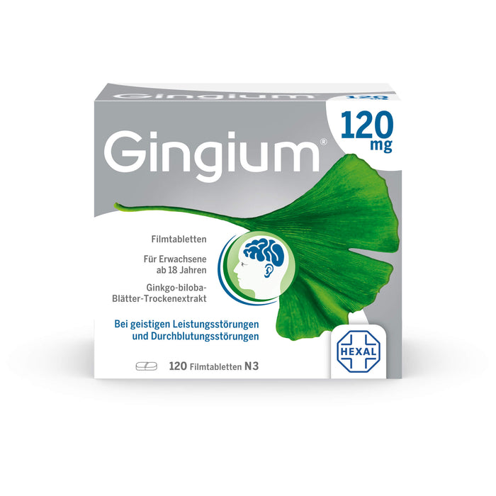 Gingium 120 mg Filmtabletten, 120 St. Tabletten