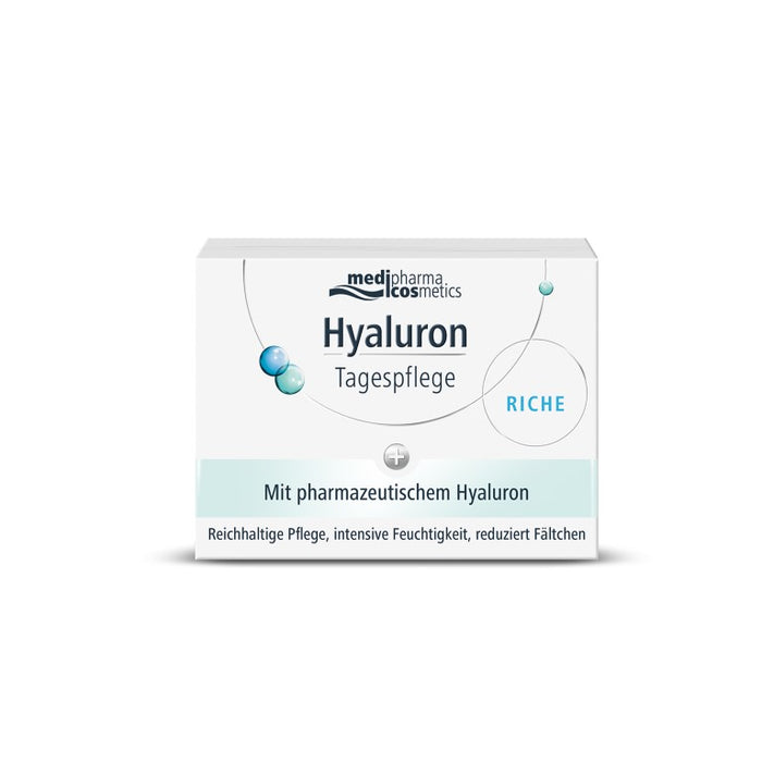 medipharma cosmetics Hyaluron Tagespflege riche, 50 ml Cream