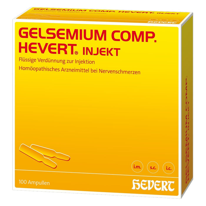 Gelsemium comp. Hevert injekt Ampullen, 100 pc Ampoules