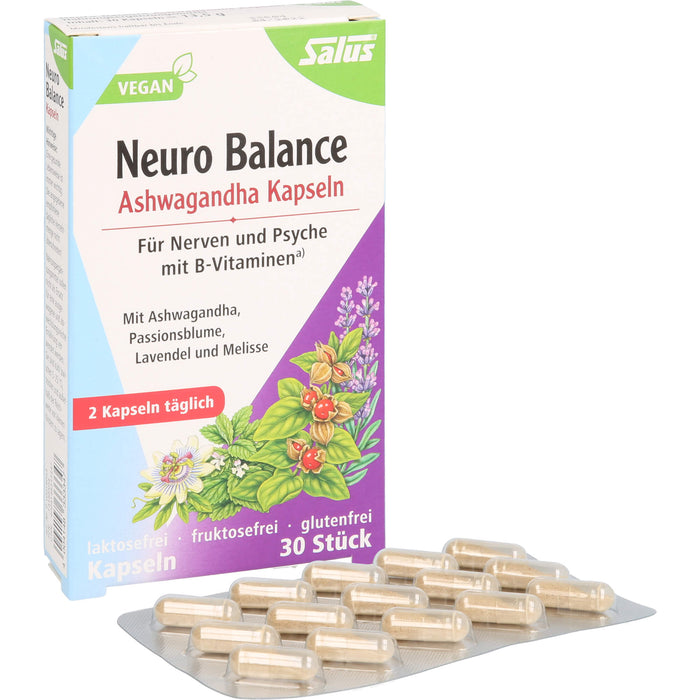 Salus Neuro Balance Ashwagandha Kapseln, 30 pcs. Capsules