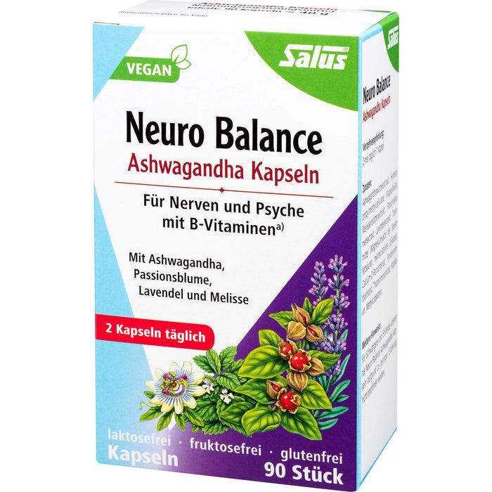 Salus Neuro Balance Ashwagandha Kapseln, 90 St. Kapseln