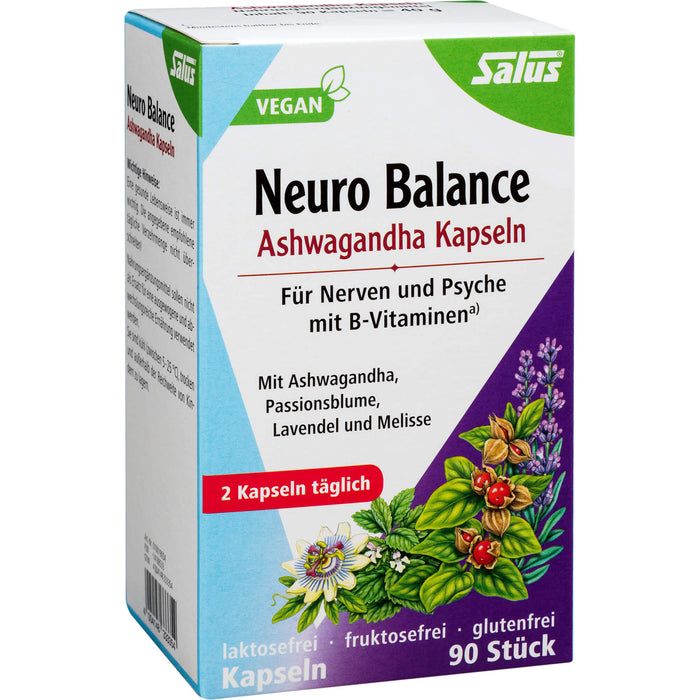 Salus Neuro Balance Ashwagandha Kapseln, 90 pc Capsules