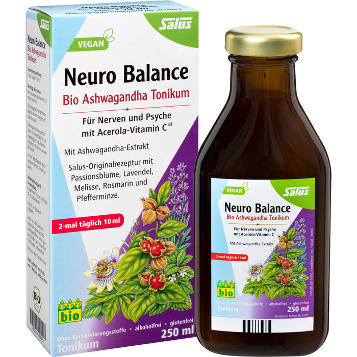 Salus Neuro Balance Ashwagandha Bio Tonikum, 250 ml Solution