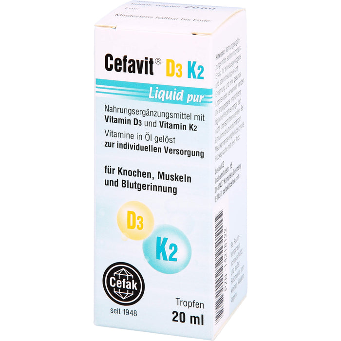 Cefavit D3 K2 Liquid pur, 20 ml TEI