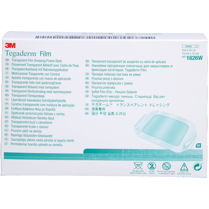 Tegaderm 3M Film 10x12 cm 1626W, 50 St PFL