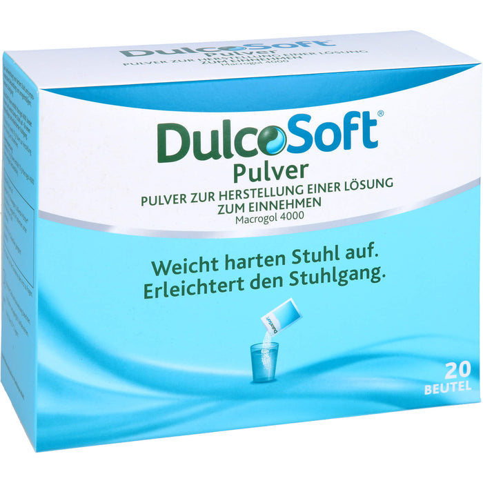 DulcoSoft Pulver mit Macrogol 4000 bei unregelmäßigem Stuhlgang und Verstopfung, 200 g Poudre