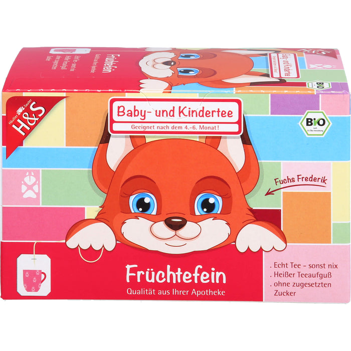 H&S Früchtefein Baby- und Kindertee, 20 St. Filterbeutel