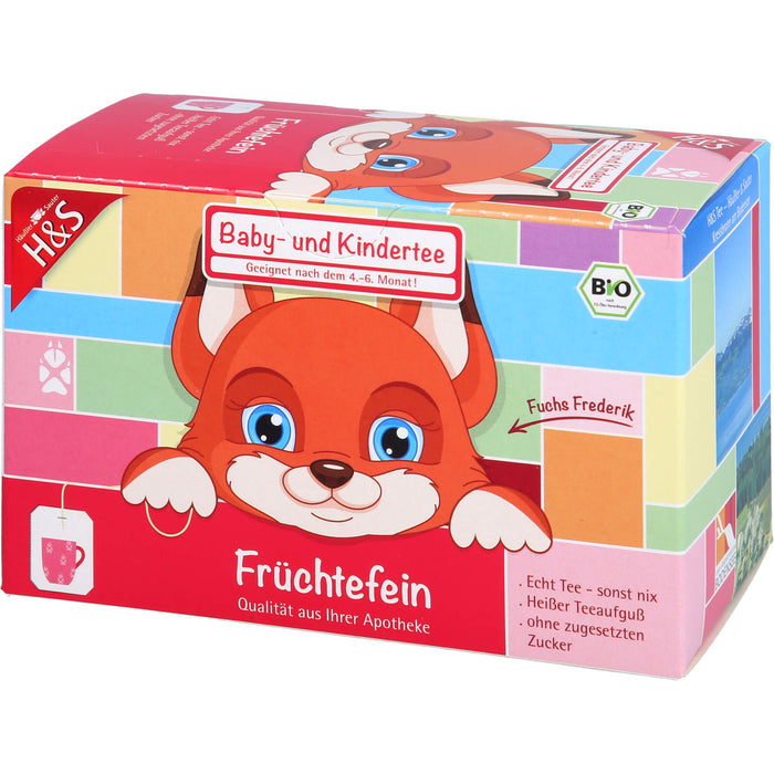 H&S Früchtefein Baby- und Kindertee, 20 St. Filterbeutel