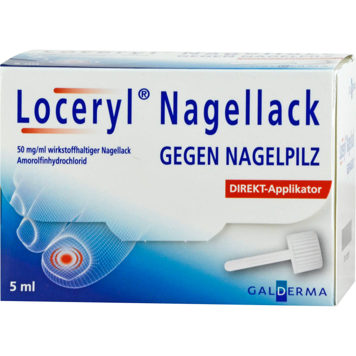 Loceryl wirkstoffhaltiger Nagellack gegen Nagelpilz, 5 ml Nail varnish containing active ingredients