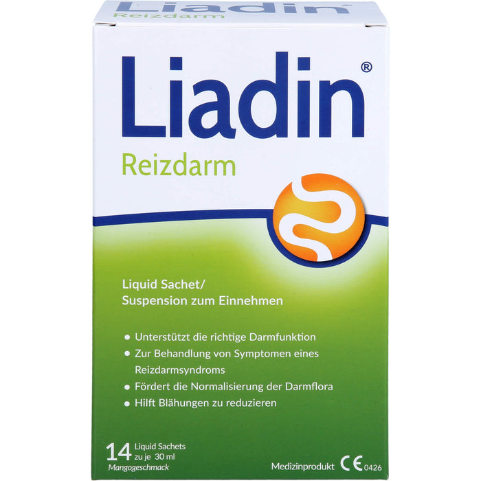 Liadin Reizdarm Suspension zur Behandlung von Symptomen eines Reizdarmsyndroms und zur Förderung der Normalisierung der Darmflora, 14 pcs. Solution