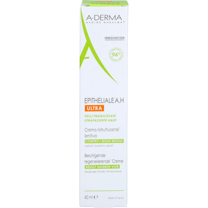 A-DERMA Epitheliale A.H Ultra beruhigende regenerierende Creme, 40 ml Creme