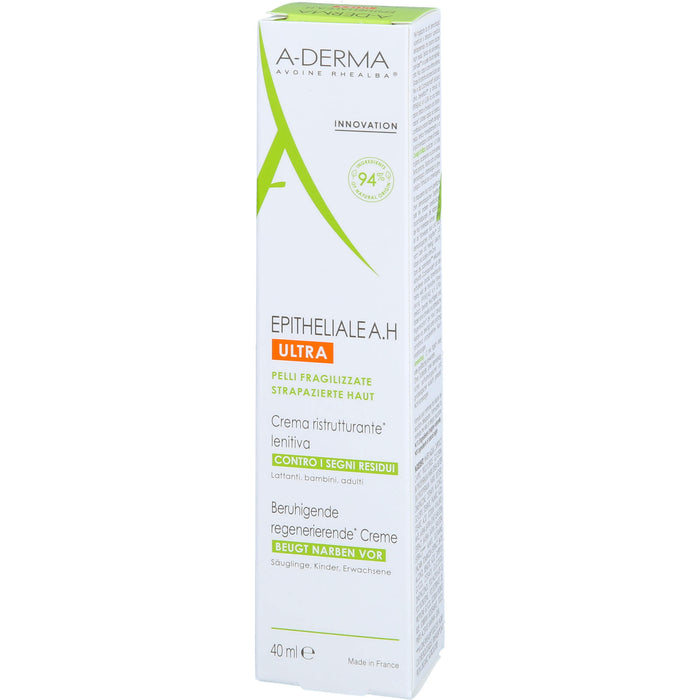 A-DERMA Epitheliale A.H Ultra beruhigende regenerierende Creme, 40 ml Crème