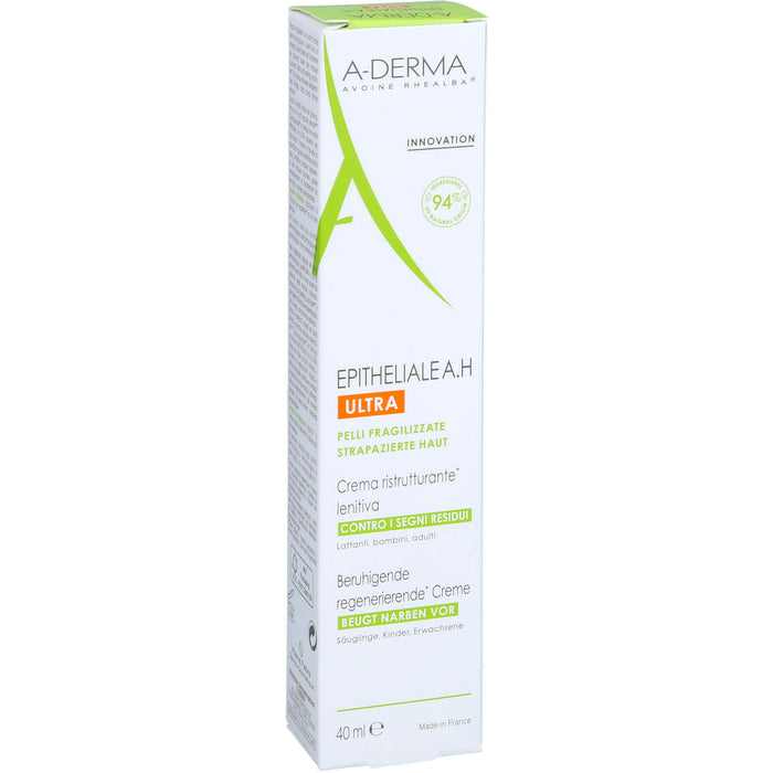 A-DERMA Epitheliale A.H Ultra beruhigende regenerierende Creme, 40 ml Creme