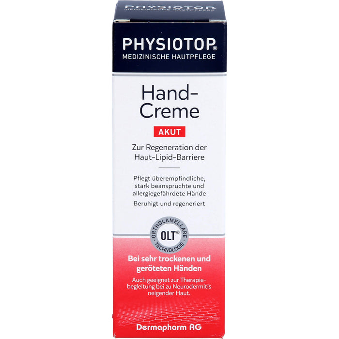 PHYSIOTOP akut Handcreme, 50 ml Cream