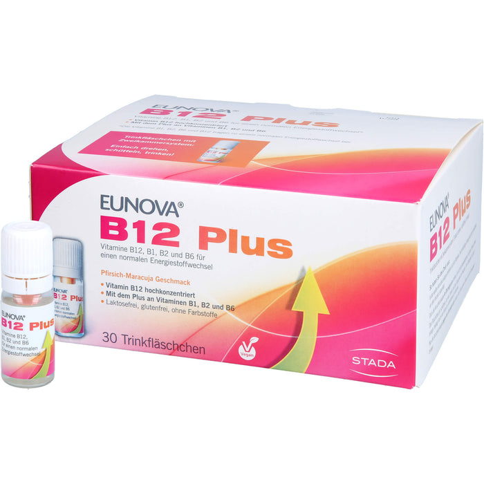 EUNOVA B12 Plus Trinkfläschchen, 30 pc Ampoules