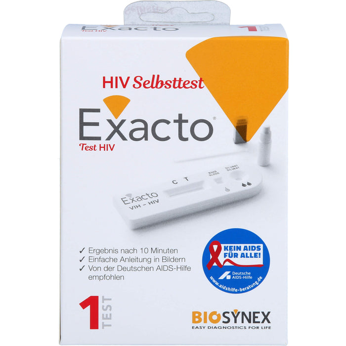 BIOSYNEX Exacto HIV Selbsttest, 1 pcs. Test