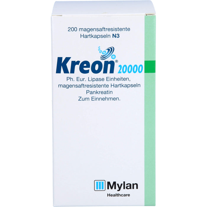 Kreon 20 000 Ph.Eur. Lipase Einheiten Hartkapseln, 200 pcs. Capsules