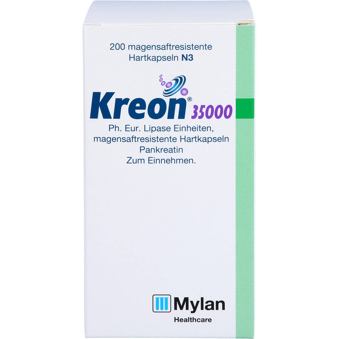 Kreon 35 000 Ph.Eur. Lipase Einheiten, magensaftresistente Hartkapseln, 200 pcs. Capsules