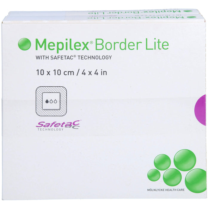 MEPILEX Border Lite Schaumverb. 10x10 cm steril, 10 St VER