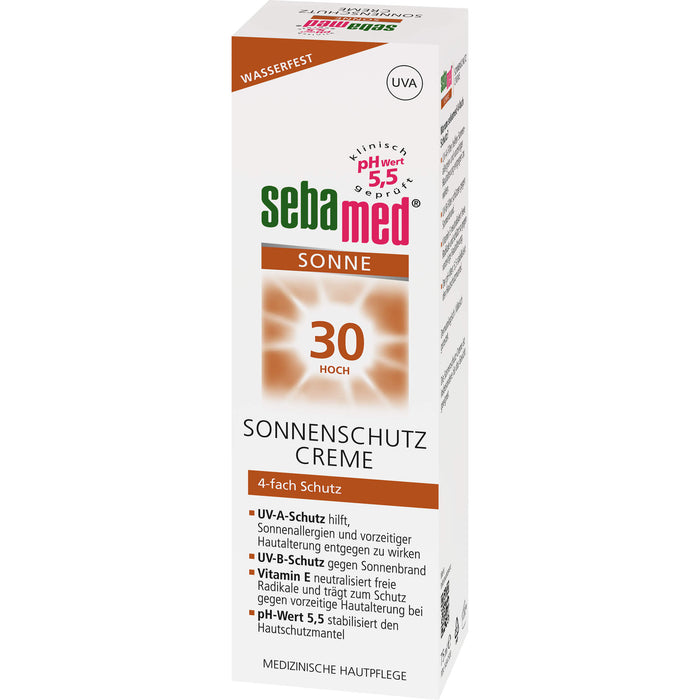 sebamed Sonnenschutz Creme LSF 30, 75 ml CRE