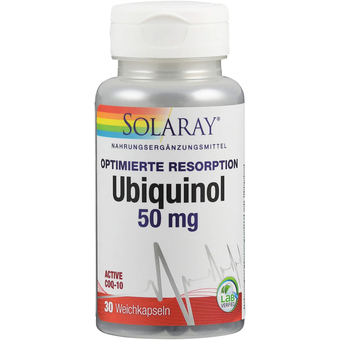 Ubiquinol CoQ10 50 mg Solaray, 30 St KAP