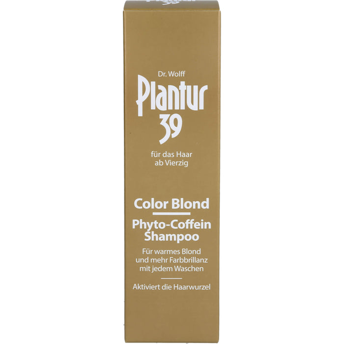 Plantur 39 Color Blond Phyto-Coffein-Shampoo, 250 ml Shampoing