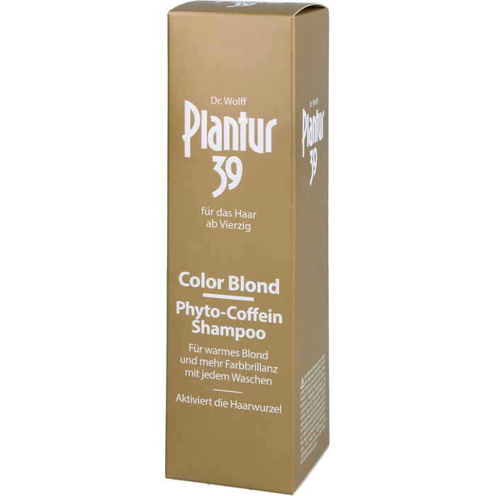 Plantur 39 Color Blond Phyto-Coffein-Shampoo, 250 ml Shampoo