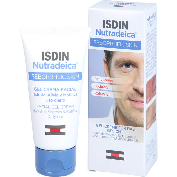 ISDIN Nutradeica Seborrheic Skin Gel-Creme für das Gesicht, 50 ml Crème