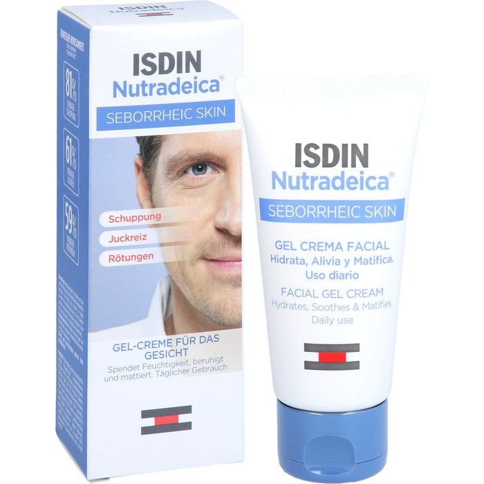 ISDIN Nutradeica Seborrheic Skin Gel-Creme für das Gesicht, 50 ml Crème