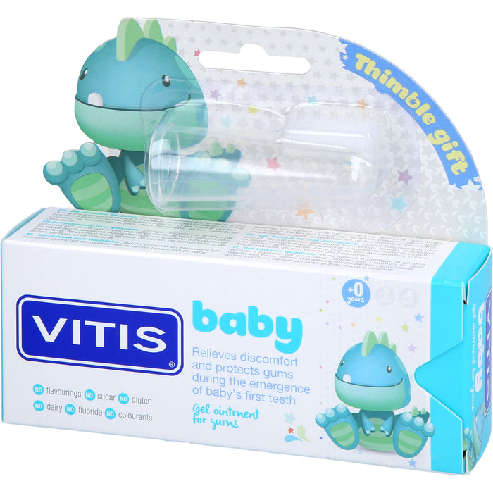 VITIS Baby Gel+Fingerzahnbürste, 30 ml ZGE