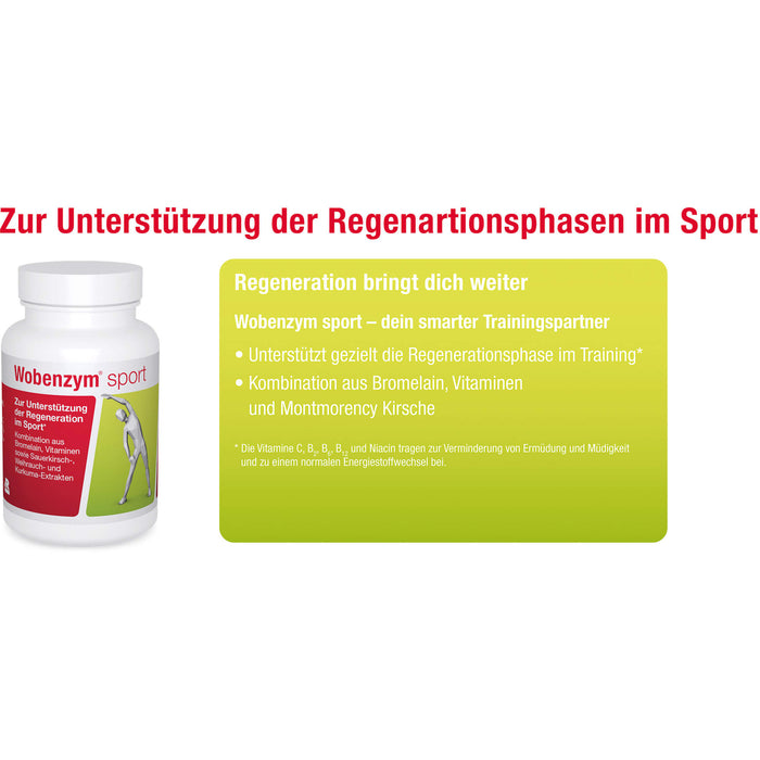 Wobenzym Sport Kapseln Zur Unterstützung der Regeneration im Sport, 30 St. Kapseln