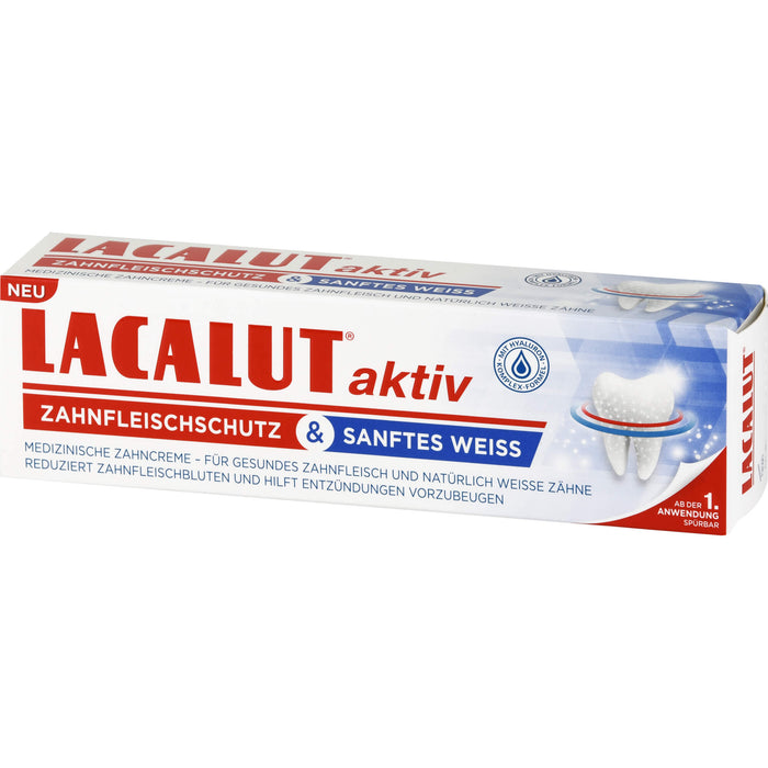 LACALUT aktiv medizinische Zahncreme, 75 ml Dentifrice