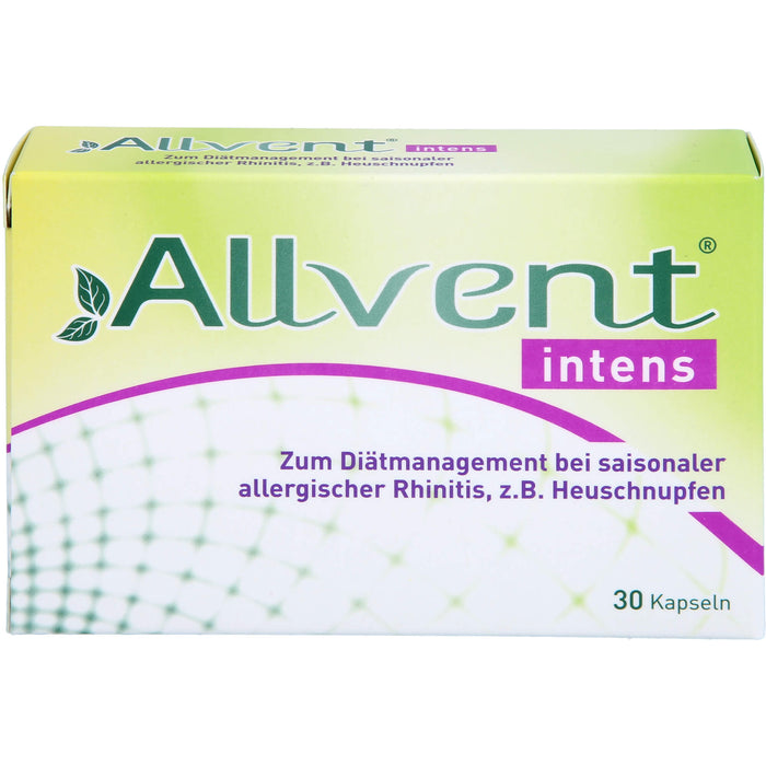 Allvent intens Kapseln bei saisonaler allergischer Rhinitis, 30 pcs. Capsules