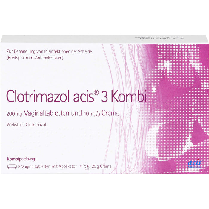 Clotrimazol acis 3 Kombi Vaginaltabletten und Creme, 1 pc Paquet combiné