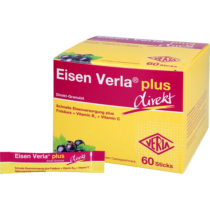 Eisen Verla plus direkt Sticks, 60 pc Sachets