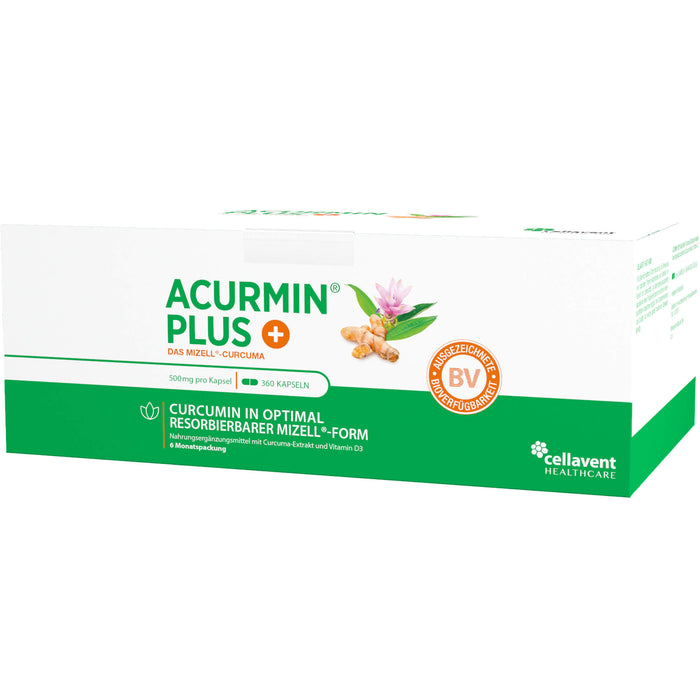 ACURMINPlus - Das Mizell-Curcuma. Weichkapseln, 360 St WKA