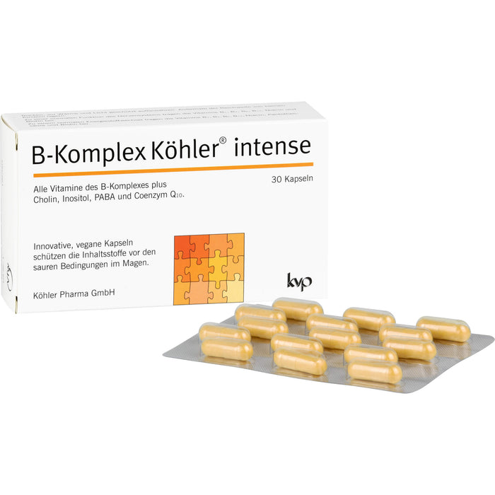 B-Komplex Köhler intense Kapseln, 30 pcs. Capsules