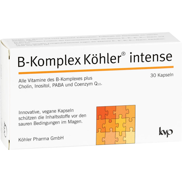 B-Komplex Köhler intense Kapseln, 30 pc Capsules