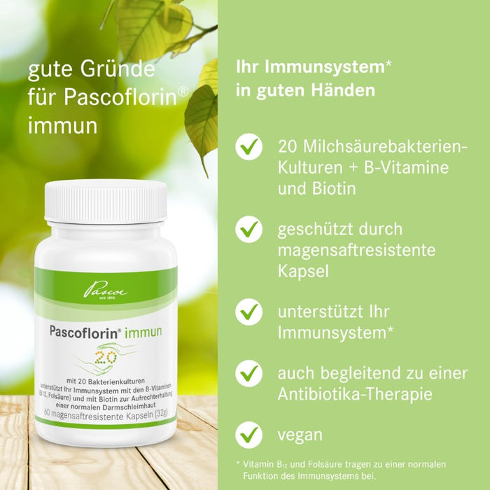 Pascoflorin immun magensaftresistente Kapseln, 60 pcs. Capsules