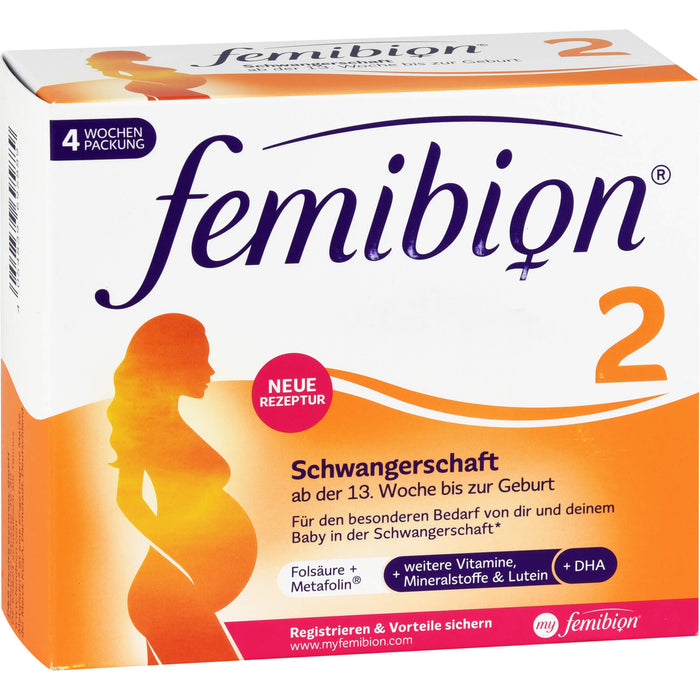 Femibion 2 Schwangerschaft Tabletten und Kapseln, 56 St. Tabletten