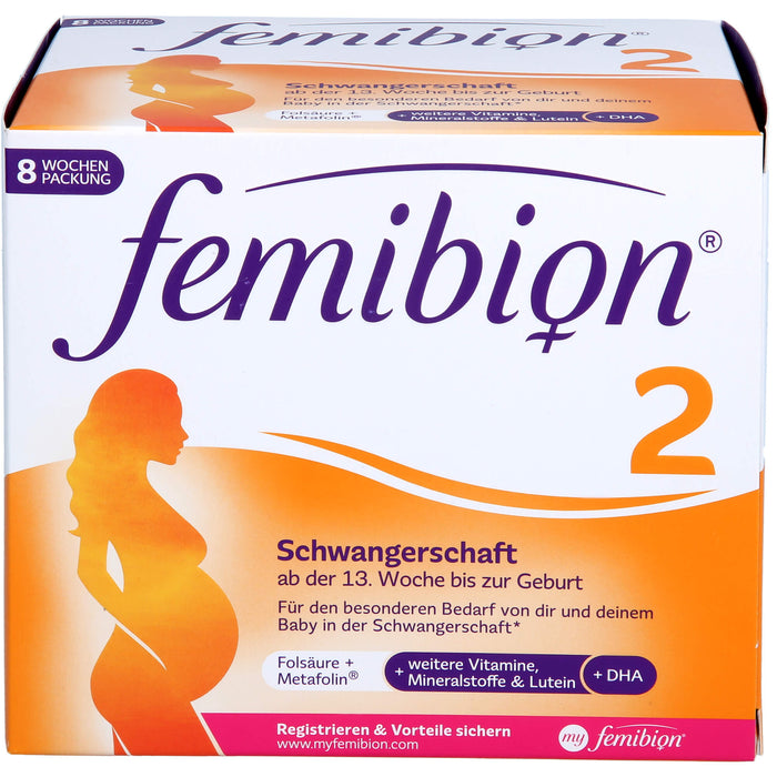 Femibion 2 Schwangerschaft Tabletten und Kapseln, 112 pcs. Tablets