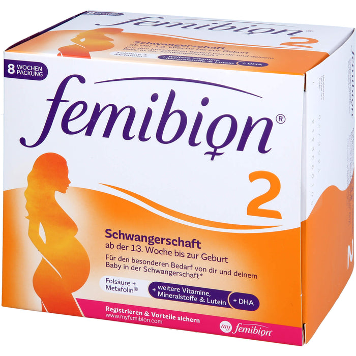 Femibion 2 Schwangerschaft Tabletten und Kapseln, 112 pc Tablettes