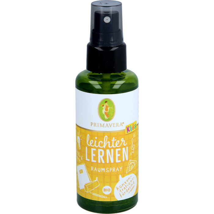 PRIMAVERA Leichter lernen Raumspray Bio, 50 ml Etheric oil