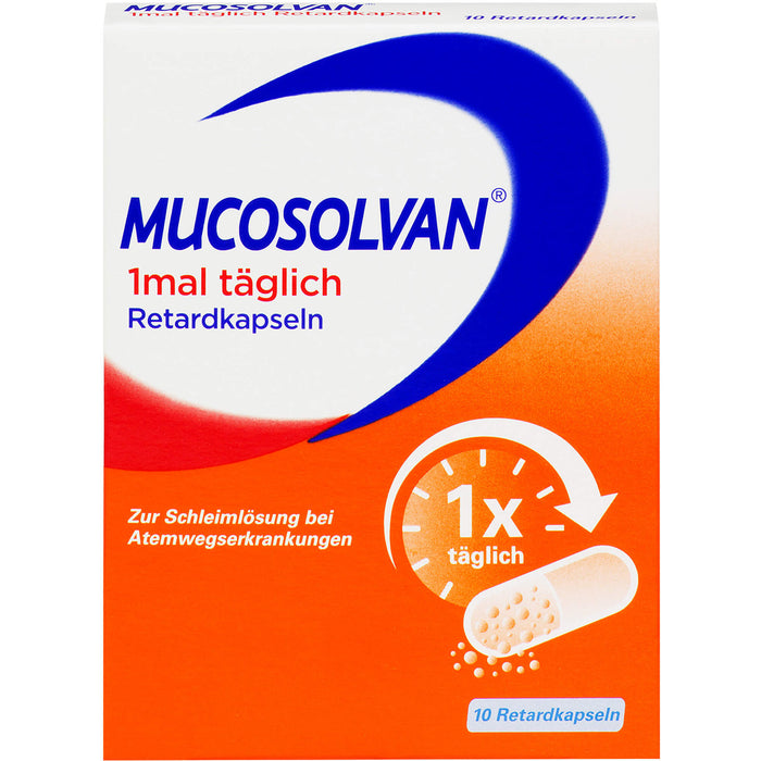 MUCOSOLVAN 1mal täglich Retardkapseln, 10 St. Kapseln